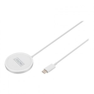 Digitus Charging Pad | USB-C plug | White | White | Wireless charging pad